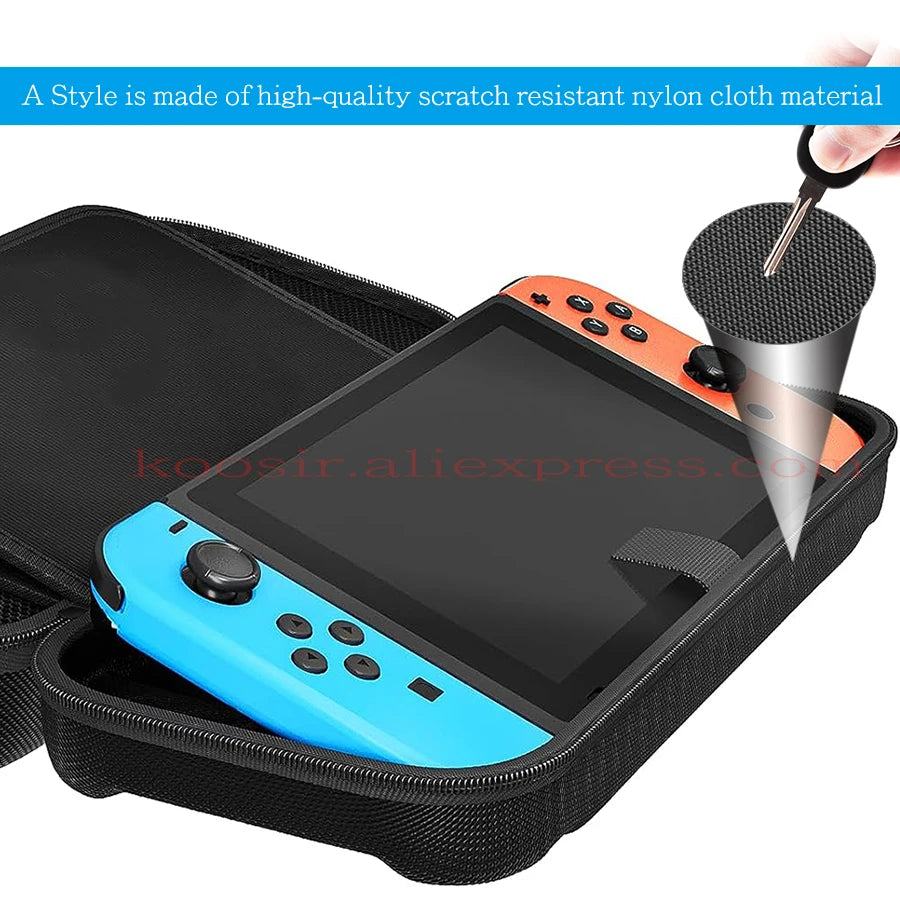 For Nintendo Switch OLED Handheld Storage Carrying Bag Waterproof Shell Case Nintendoswitch Game Accessories Pouch Hard Cover