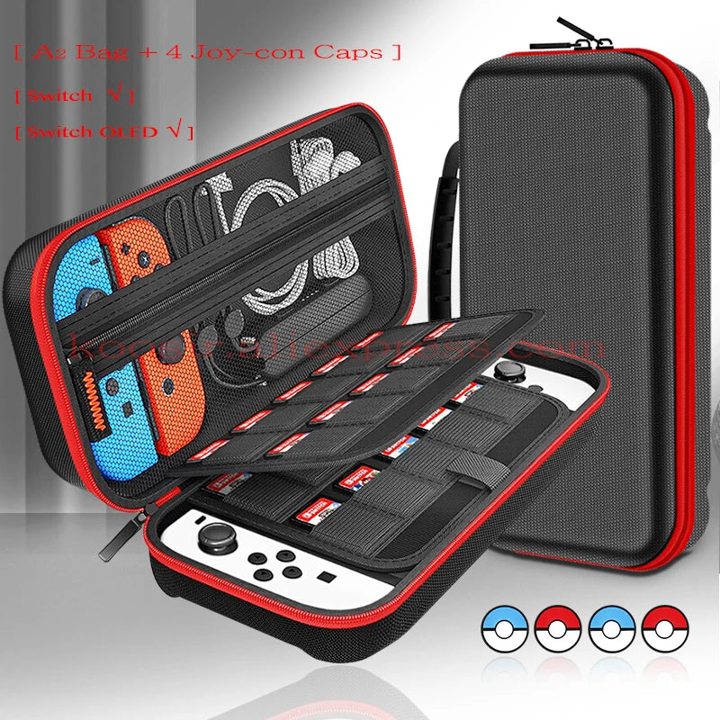 For Nintendo Switch OLED Handheld Storage Carrying Bag Waterproof Shell Case Nintendoswitch Game Accessories Pouch Hard Cover