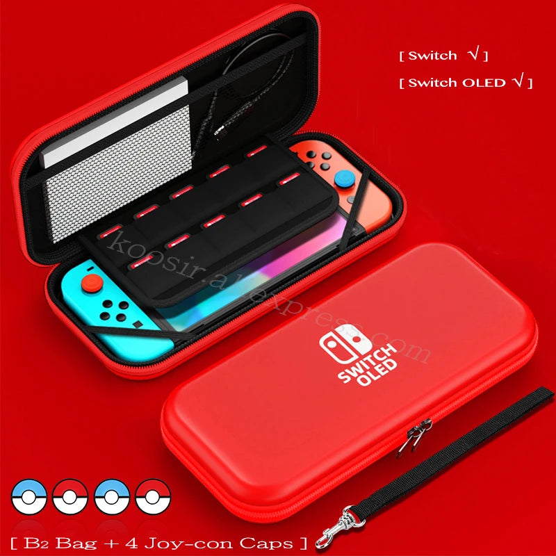 For Nintendo Switch OLED Handheld Storage Carrying Bag Waterproof Shell Case Nintendoswitch Game Accessories Pouch Hard Cover