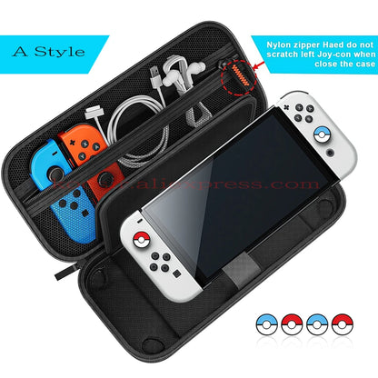 For Nintendo Switch OLED Handheld Storage Carrying Bag Waterproof Shell Case Nintendoswitch Game Accessories Pouch Hard Cover