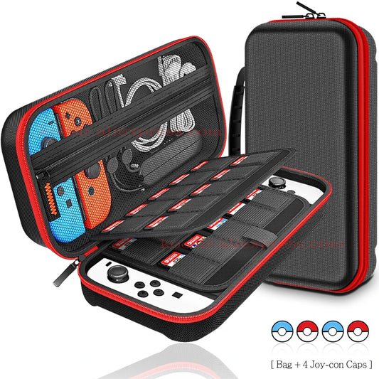 For Nintendo Switch OLED Handheld Storage Carrying Bag Waterproof Shell Case Nintendoswitch Game Accessories Pouch Hard Cover