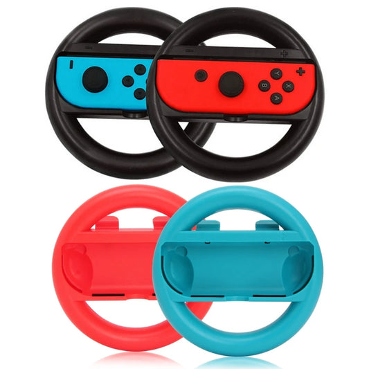 For Nintendo Switch OLED Left&Right Game Steering Wheel Controller Handle Holder Grip Joy Con Controller Gamepad Accessories