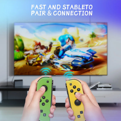 For Nintendo Switch/iOS/Android/PC Wireless Controller, Turbo Vibration Wake-up Handle For BT Video Game Controller