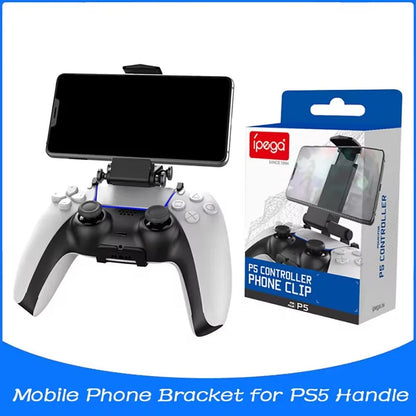 For PS5 Controller DualSense Accessories Mobile Phone Clamp Clip Gamepad Holder Adjustment Smart Grip Mounting Bracket