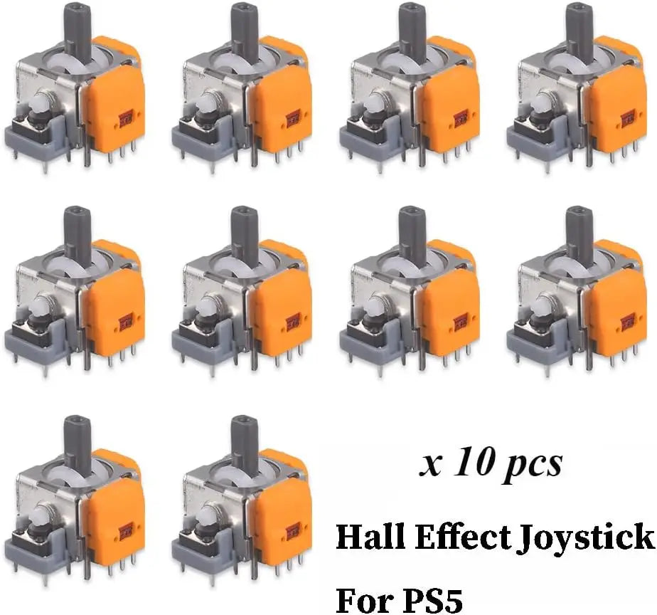 For PS5/PS4/Xbox/Switch Pro Controller Updated Qualitied Hall Effect Joystick 3D Analog Sticks Sensor ThumbSticks Repair 10pcs