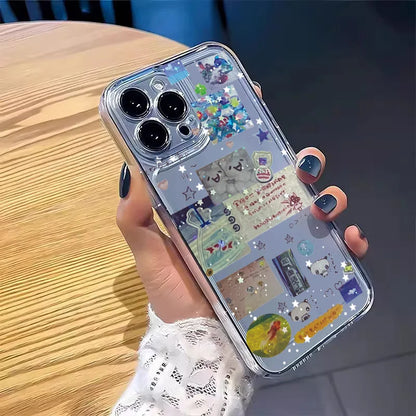 PC For Samsung A55 Case Creative Splicing Graffiti Star Case For Galaxy A16 A15 A35 A54 A34 A53 A33 S25 Ultra S22 S23 S24 FE Cover