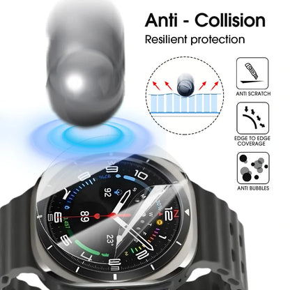 For Samsung Galaxy Watch 7 40MM 44MM Watch7 Ultra 47MM Tempered Glass Screen Protector HD Clear Anti Fingerprints Glass Film