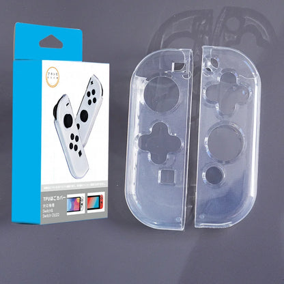 For Switch oled Joycon Handle Silicone Case Protective for Switch Silicone Set for Nintendo Switch Console Shell Replacement