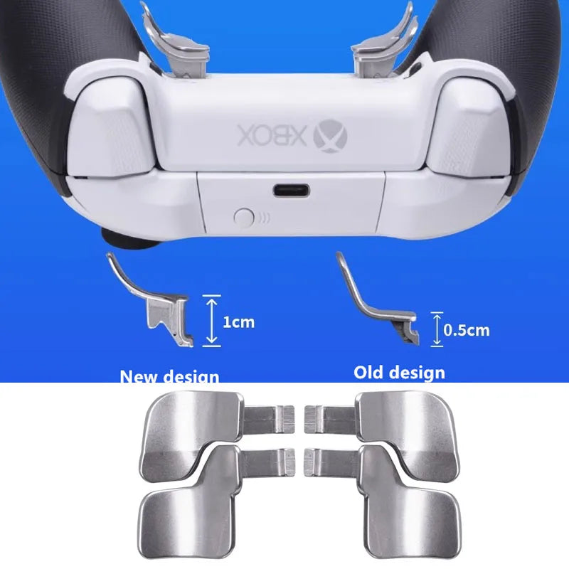 For Xbox Elite Series 2 Elite 2 Upgraded Metal Stainless Steel Replacement Hair Trigger Locks Paddles Better Position Reactions