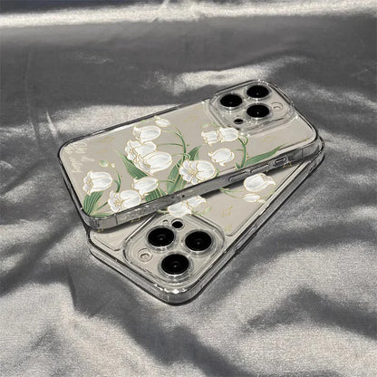 PC For Xiaomi Redmi Note 14 13 12 Pro Plus 5G 12S 11S 11 10S 10 Cases Transparent English White Rose Cover Redmi 12C 13C 14C4G Case