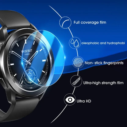 For Xiaomi Watch S3/S4 9H Tempered Glass Films Cover Anti Fingerprint Smartwatch Screen Protector For MI Watch S3 S4