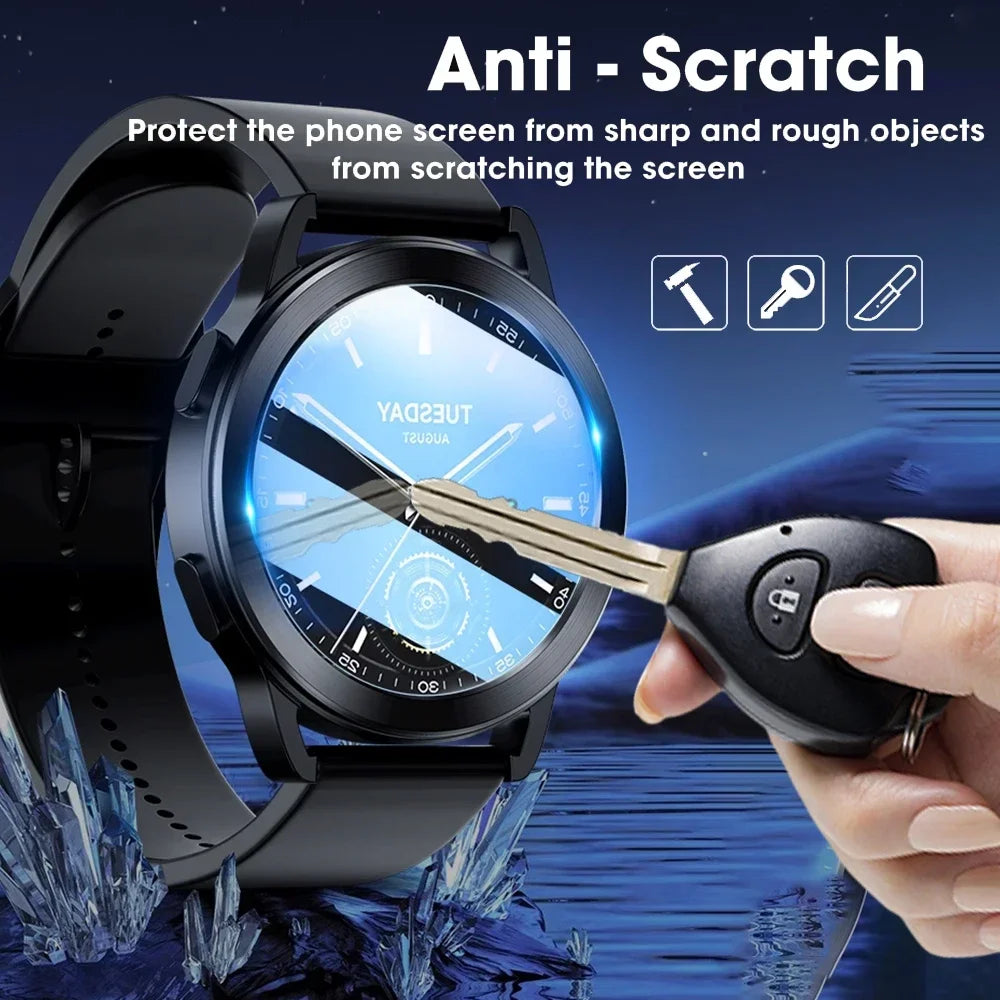 For Xiaomi Watch S3/S4 9H Tempered Glass Films Cover Anti Fingerprint Smartwatch Screen Protector For MI Watch S3 S4