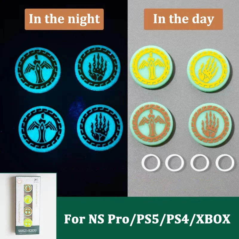 For Zelda thumb grips for Nintendo switch pro controler for PS5 PS4 XBOX handle button caps Thumb Stick Grip Cap Joystick Cover