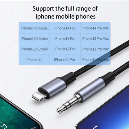 PC For iPhone To 3 5 MM Jack AUX Cable Adapter For iPhone 12 13 14 Pro Adapter Headphone Connector Audio Splitter phone accessories