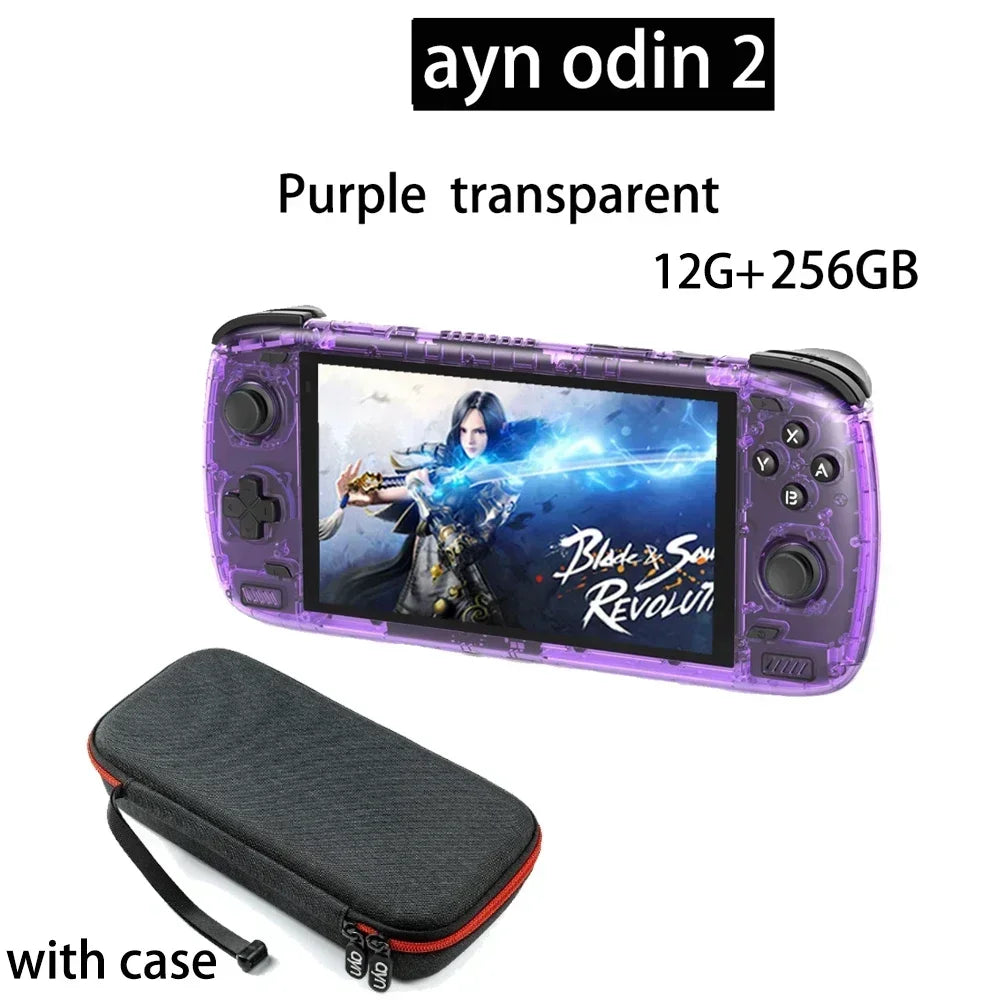 Free Bag  Ayn Odin 2 Pro Upgraded version 6" IPS Screen Handheld Game Player  Android13 16G 512G Wifi Bluetooth Portable Console