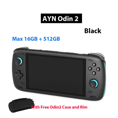 Free Bag  Ayn Odin 2 Pro Upgraded version 6" IPS Screen Handheld Game Player  Android13 16G 512G Wifi Bluetooth Portable Console