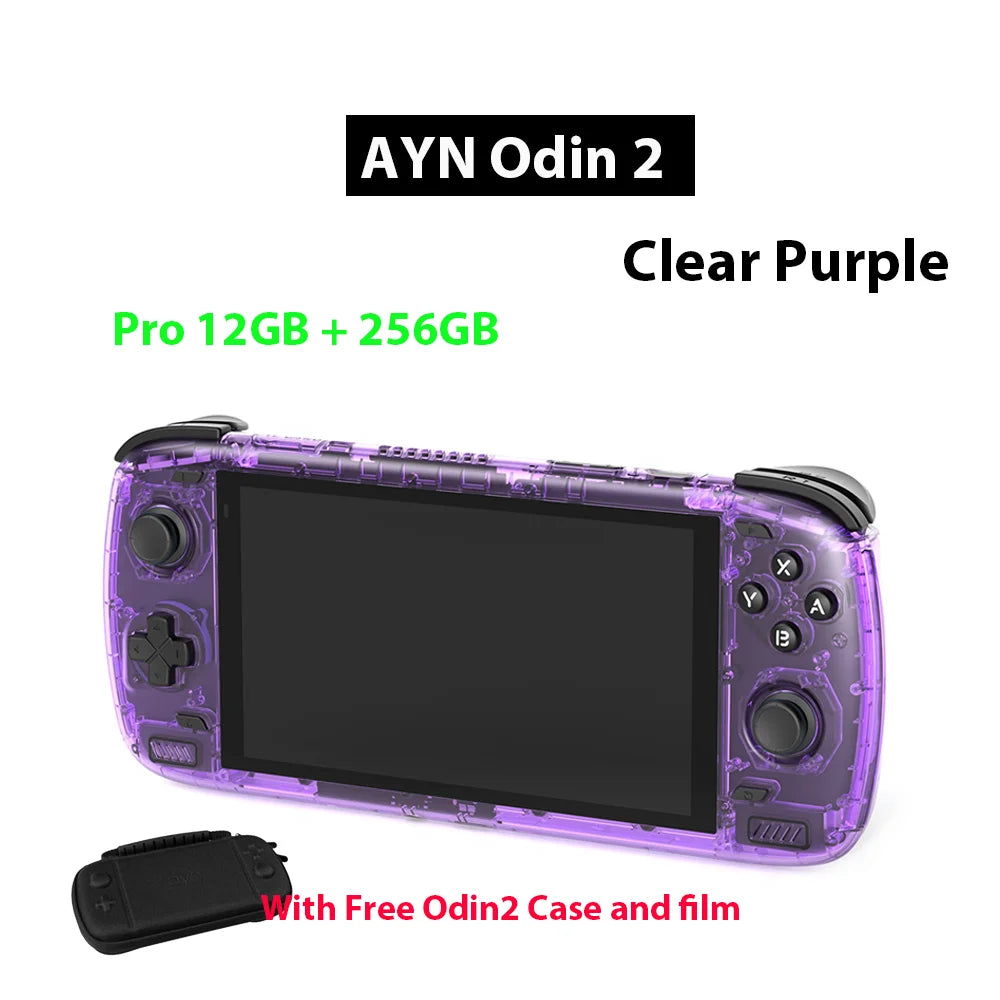 Free Bag  Ayn Odin 2 Pro Upgraded version 6" IPS Screen Handheld Game Player  Android13 16G 512G Wifi Bluetooth Portable Console