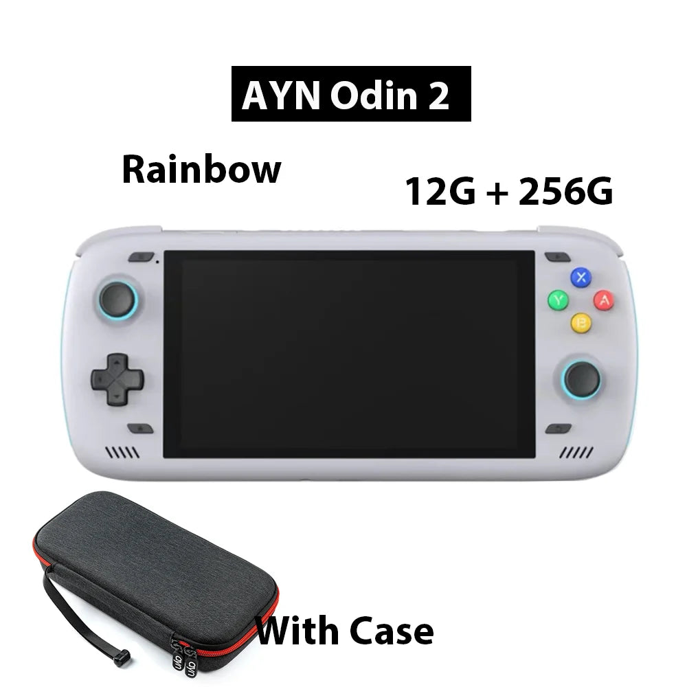 Free Bag  Ayn Odin 2 Pro Upgraded version 6" IPS Screen Handheld Game Player  Android13 16G 512G Wifi Bluetooth Portable Console