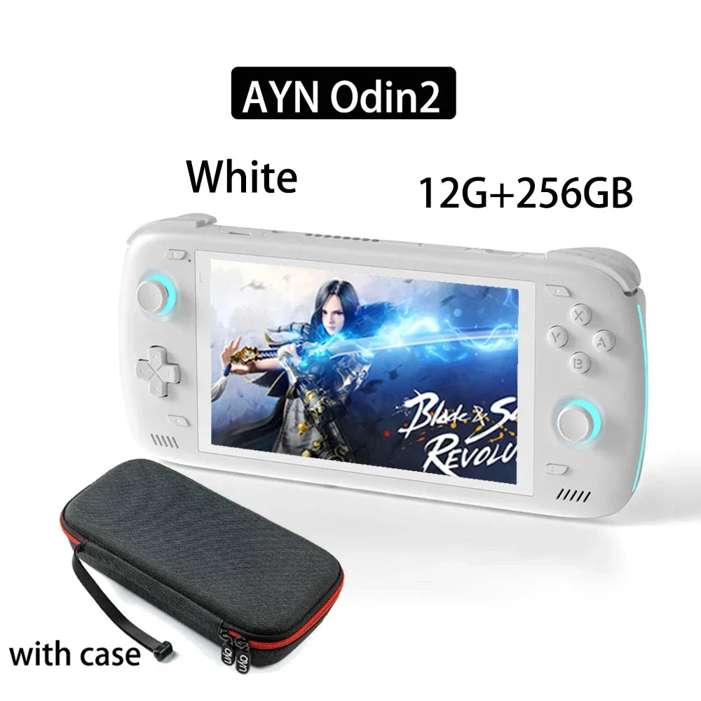 Free Bag  Ayn Odin 2 Pro Upgraded version 6" IPS Screen Handheld Game Player  Android13 16G 512G Wifi Bluetooth Portable Console