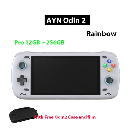 Free Bag  Ayn Odin 2 Pro Upgraded version 6" IPS Screen Handheld Game Player  Android13 16G 512G Wifi Bluetooth Portable Console