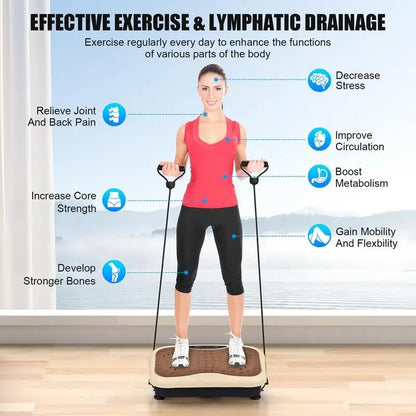 PC Full Body Vibration Plate Electric Whole Body Vibration Workout Plate Ri