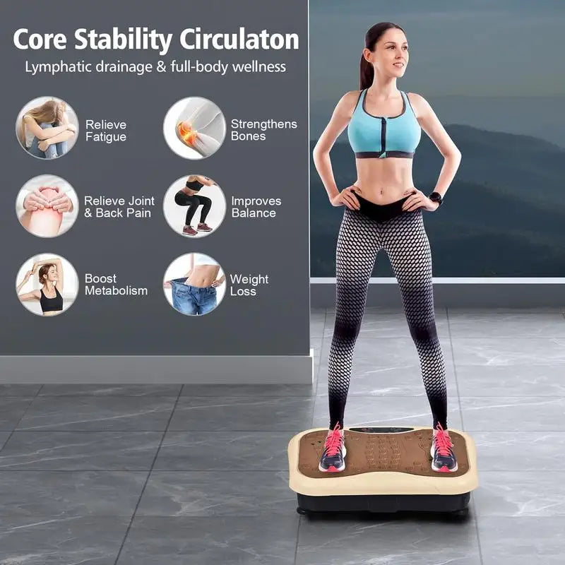 PC Full Body Vibration Plate Electric Whole Body Vibration Workout Plate Ri