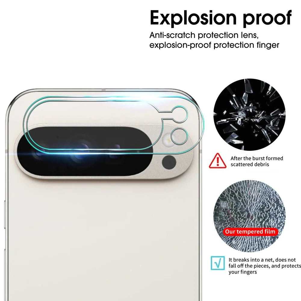 Full Cover Tempered Glass Lens Film For Google Pixel 9 9Pro 9Pro XL Rear Camera Len Protector Glass Films Phone Accessories