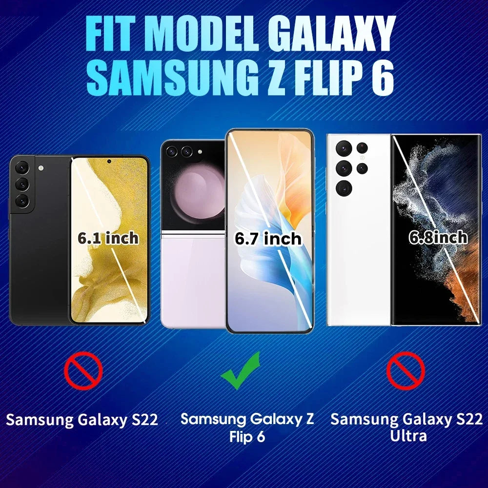 Full Coverage Front+Back+Hinge Soft TPU Hydrogel Films Protection For Samsung Galaxy Z Flip 6 Flip6 Screen Protector Not Glass