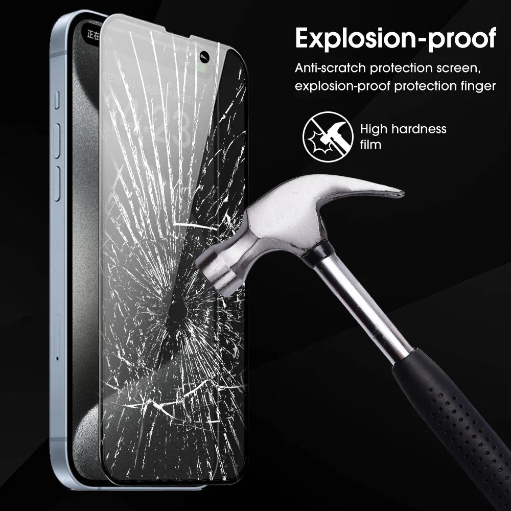 Full Coverage HD Privacy Screen Protector For iPhone 16 16Plus Anti-spy Tempered Glass For iPhone 16 Pro Max Accessories