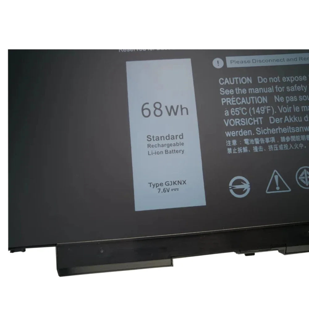 PC GJKNX Laptop Battery  Dell Latitude E5480 5580 5490 5590 5591 Precision 15 M3520 M3530 GD1JP DY9NT 5YHR4