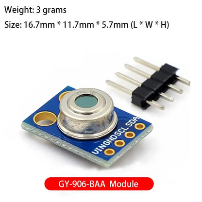 GY-906-BAA/BCC  MLX90614ESF New MLX90614 Contactless Temperature Sensor Module   Compatible MLX90614-DCI