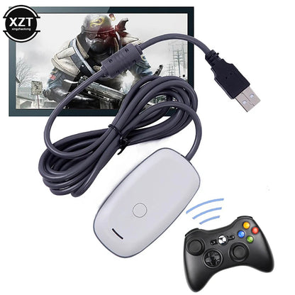 PCGame Cable  Wireless Gaming Receiver USB Controller Gamepad Converter PC