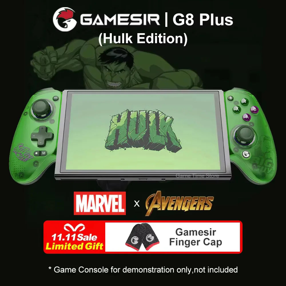 Gamesir G8 Plus Hullk Marvel Limited Edition Wireless Mobile Gaming Controller Gamepad for Nintendo Switch Tablet Smart Phone PC