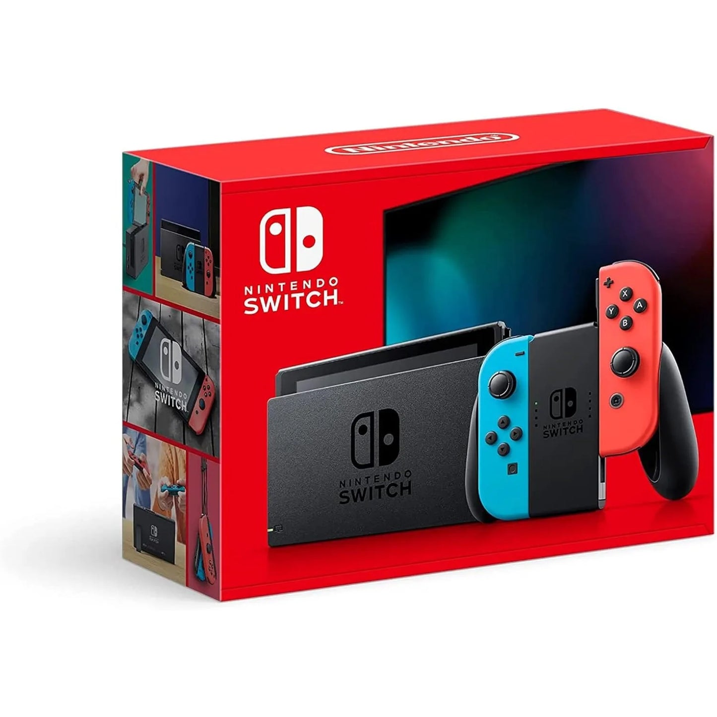 Gaming Console - Nintendo Switch Console with Neon Blue & Red Joy-Con