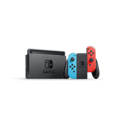 Gaming Console - Nintendo Switch Console with Neon Blue & Red Joy-Con