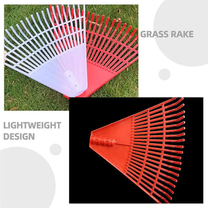 Garden Soil Leaves Rake Garden Agricultural Tool Lawn Rake Soil Loosening Steel Gardening Hand Weeding Leaves Farm Equipment