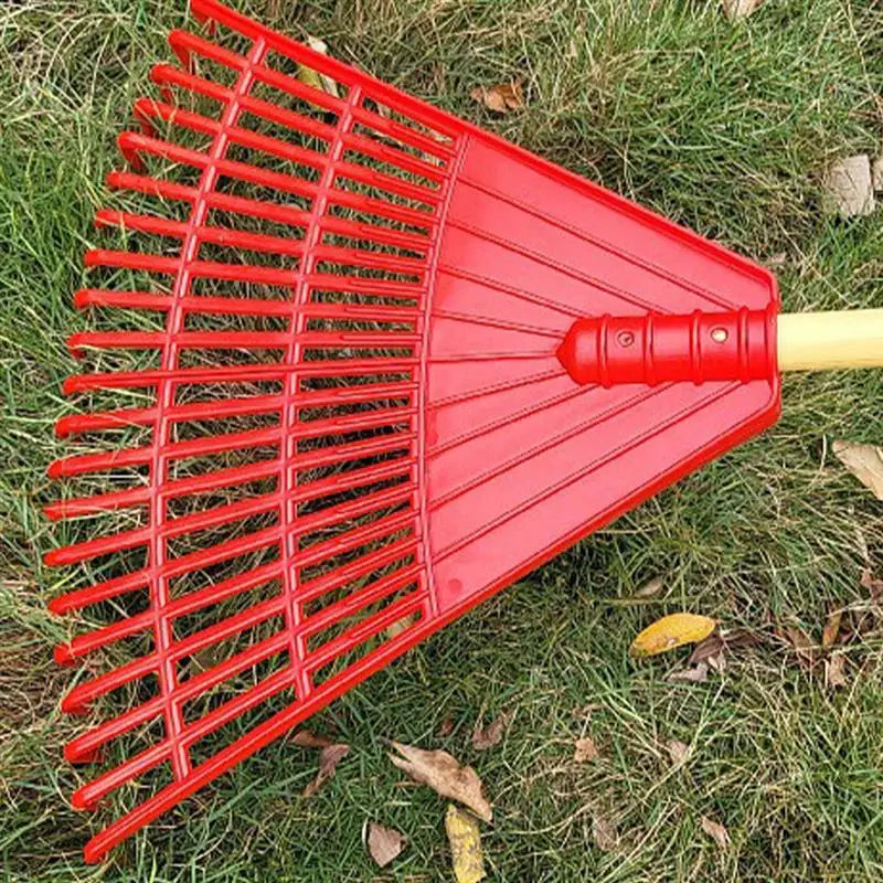 Garden Soil Leaves Rake Garden Agricultural Tool Lawn Rake Soil Loosening Steel Gardening Hand Weeding Leaves Farm Equipment