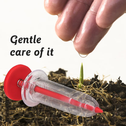 Garden Syringe Seeder Mini Seed Sowing Dispenser Precision Seeding Fertilizing Planter Manual Sower Flower Bed Professional Tool