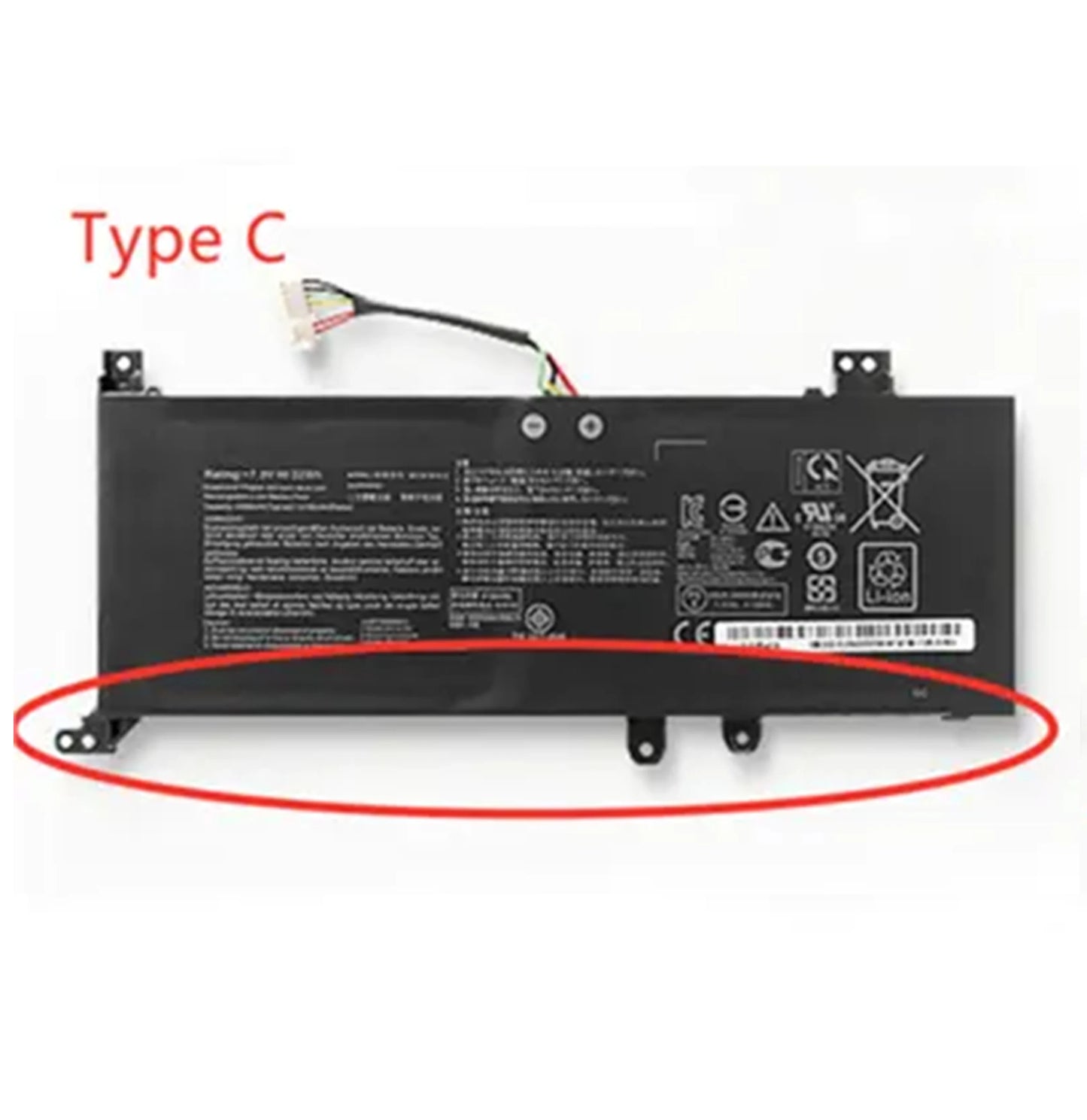 PC Genuine Battery For ASUS C21N1818 B21N1818 B21N1818-1 B21N1818-2 B21N1818-3 15 X512FA X509FB A509FA A409FL F509FJ X509UA