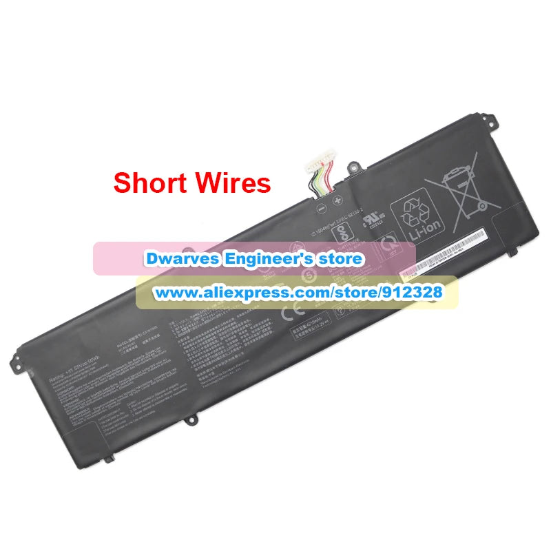 PC Genuine C31N1905 Battery C31N1905-1 11.55V 4335mAh 50Wh  ASUS Vivobook 14 D413IA 15 X1505ZA 16X X1603ZA 17X K1703ZA M6500QB