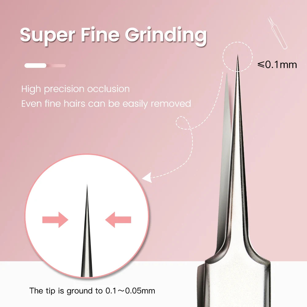 German Ultra-fine No.5 Cell Pimples Blackhead Clip 0.1mm Blackhead Remover Tweezers Black Dots Pore Cleaner Acne Needle Tool