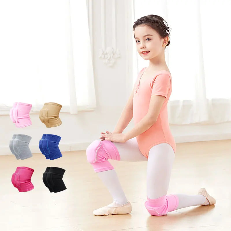 Girls Adult Knee Protector Children Dancing Skating Thicken Knee Brace Elastic Knee Pads Gym Sports Knee Pads 1 Pairs gtooza.com