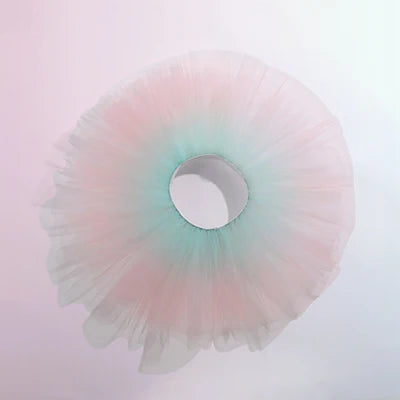 Girls Ballet Skirts Tutu Kids Fluffy Tulle Princess Ball Gown Pettiskirt 4 Layers of Yarn Party Permance Skirts  Children