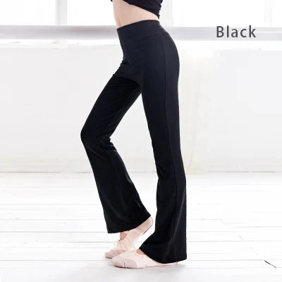 GtoozaGirls Casual Black Pants Flare Trouser Cotton Gymnastics Fitness Ballet Dance Pants  Children gtooza.com