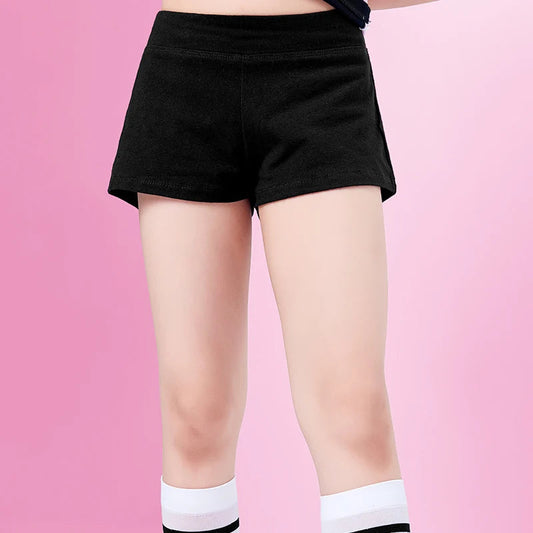 Girls Dance Shorts Fitness Yoga Short Pants Dance Wear Sports Shorts Kids Dance Clothes Black Cotton Panties gtooza.com