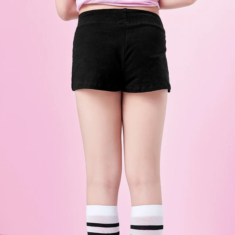 Girls Dance Shorts Fitness Yoga Short Pants Dance Wear Sports Shorts Kids Dance Clothes Black Cotton Panties gtooza.com