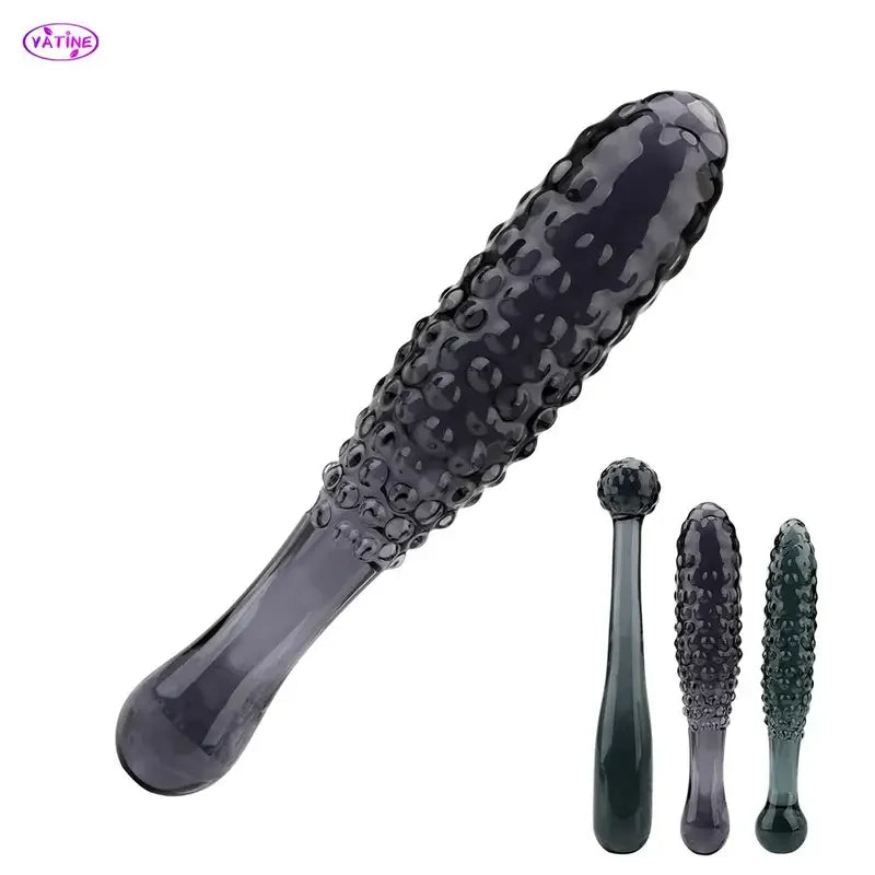 Gtooza_Glass Spikes Wand Anal Plug  Women Vaginal Dilator Men Butt Plugs Dildos Female Masturbator Sex Toys Adults Erotic Products gtooza.com