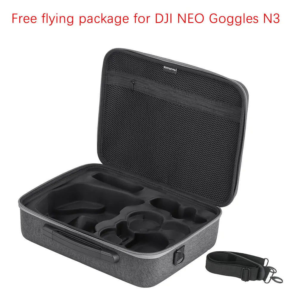 Goggles N3 Bag Sunnylife  DJI NEO Goggles N3 Case Free Flying Suit Portable Carrying Box Case Handbag Accessories