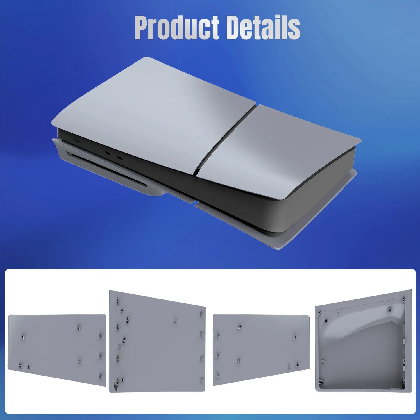 Gray 30th Anniversary Editon DIY Housing Shell Plates Faceplate ABS Hard Side Panels Cover For PS5 Slim Playstation 5 Slim Disc