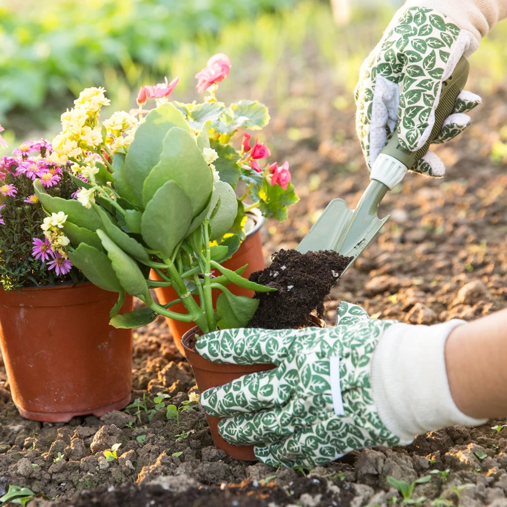 In Stock Carbon steel pvc green white Garden Trowel lawn shovel hand garden tools stain soil shovel